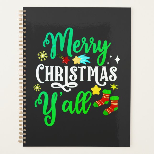 Merry Christmas Y'all-85918 Planner (Front)