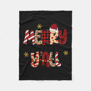 Merry Christmas Y'all Christmas Xmas Men Women Kid Fleece Blanket