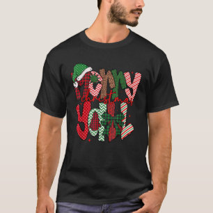 Merry Christmas Yall Coquette Bow Plaid Leopard Gi T-Shirt