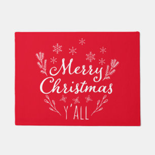 Merry Christmas Y'all Doormat