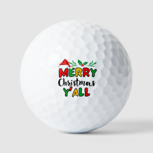 Merry Christmas Y'all   Golf Balls