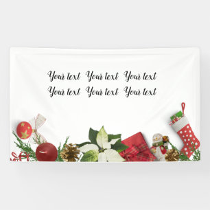 Merry Christmas Your text Banner