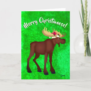 Merry Christmoose - 7" x 5" Card