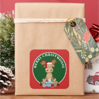 Merry Christmoose add message moose sticker