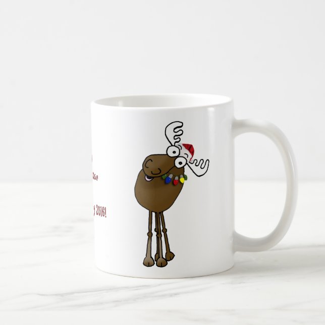 Merry Christmoose! Coffee Mug (Right)