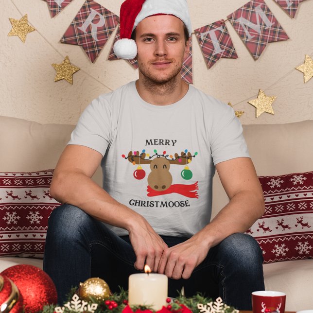 Merry Christmoose Funny Christmas T-Shirt (Creator Uploaded)