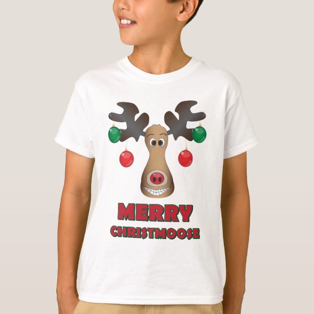Merry Christmoose! T-Shirt (Front)