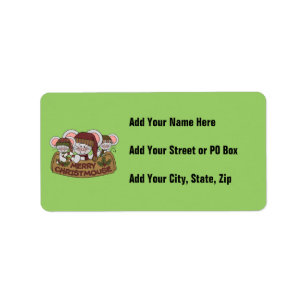 Merry Christmouse Label