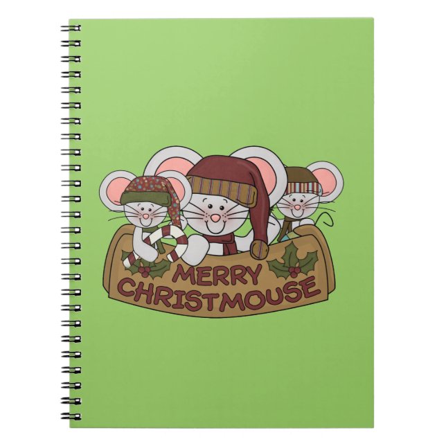 Merry Christmouse Notebook (Front)