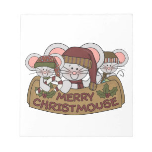 Merry Christmouse Notepad