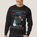 Merry Christmukkah Jewish Hanukkah Christmas Ugly  Sweatshirt<br><div class="desc">Merry Christmukkah Jewish Hanukkah Christmas Ugly Sweater</div>