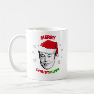 Merry Christmusk Ceramic Ornament Coffee Mug