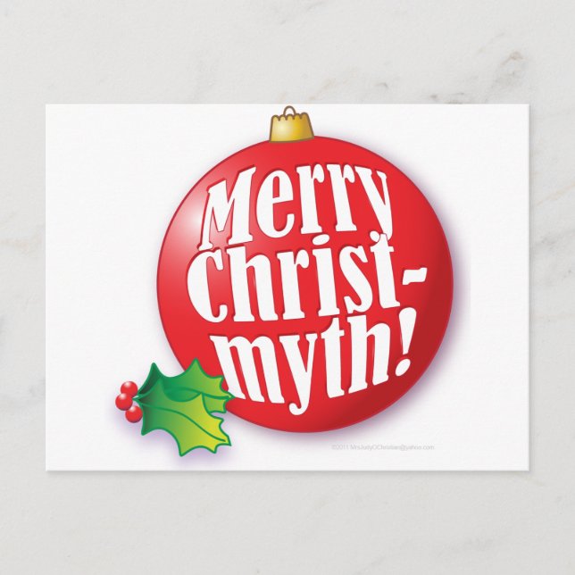 Merry Christmyth! Holiday Postcard (Front)