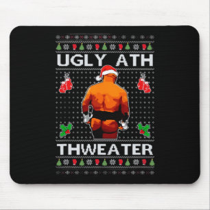 Merry Chrithmith Kith My Ath Butt Viral Fight Meme Mouse Pad