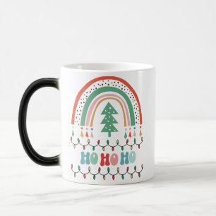Merry chritmas hohoho rainbow   magic mug