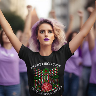Merry Circles Joy Christmas T-Shirt