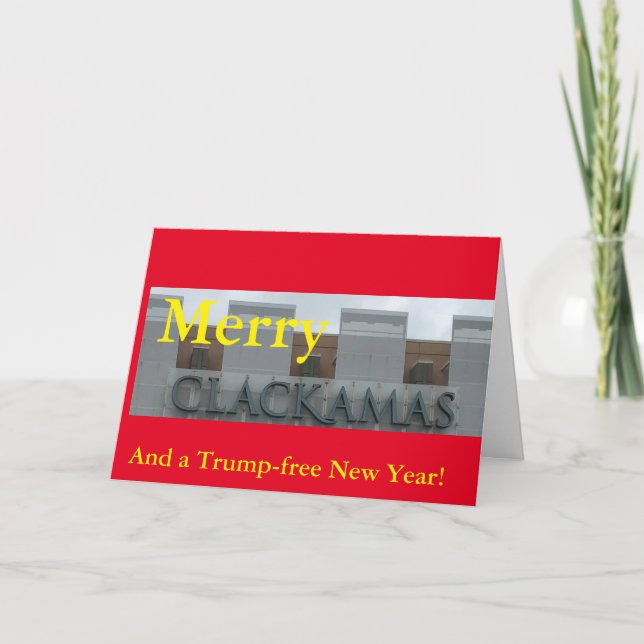 Merry Clackamas Card (Front)