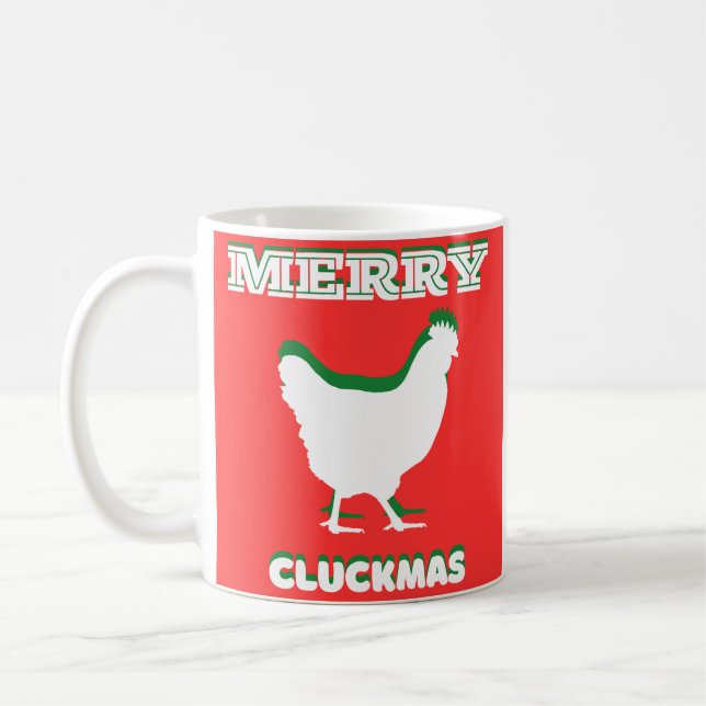 Merry CLUCKMAS tasse à café (Gauche)
