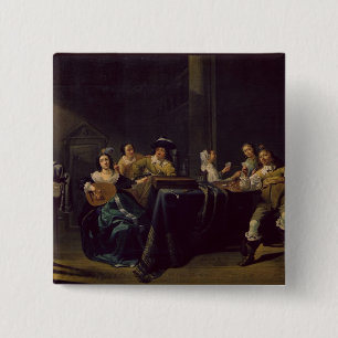 Merry Company 2 Inch Square Button