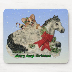 Merry Corgi Christmas! Mouse Pad