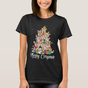 Merry Corgmas Corgi Christmas Tree Fairy Lights Do T-Shirt