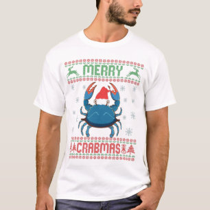Merry Crabmas Funny Crab Ugly Christmas Sweater