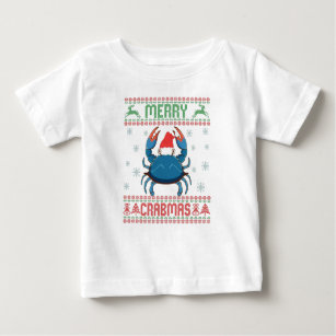 Merry Crabmas Funny Crab Ugly Christmas Sweater
