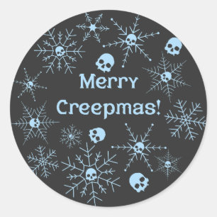 Merry Creepmas! Classic Round Sticker
