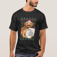 Merry Crickets Bearded Dragon Ugly Christmas Pajam