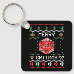 Merry Critmas II - Ugly Christmas Keychain