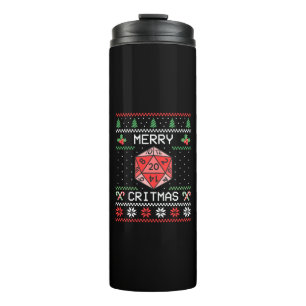 Merry Critmas II - Ugly Christmas Thermal Tumbler