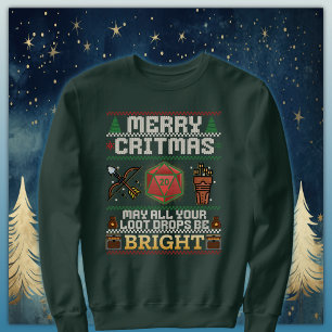 Merry Critmas Loot Drop   Archer Ugly Sweater