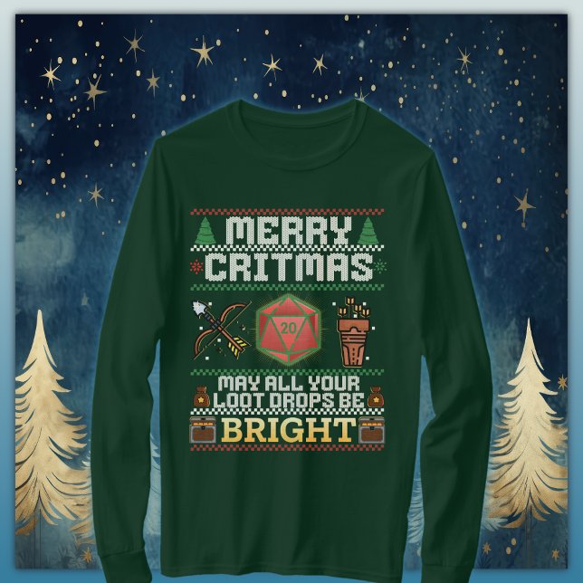 Merry Critmas Loot Drop | Archer Ugly Sweater (Creator Uploaded)