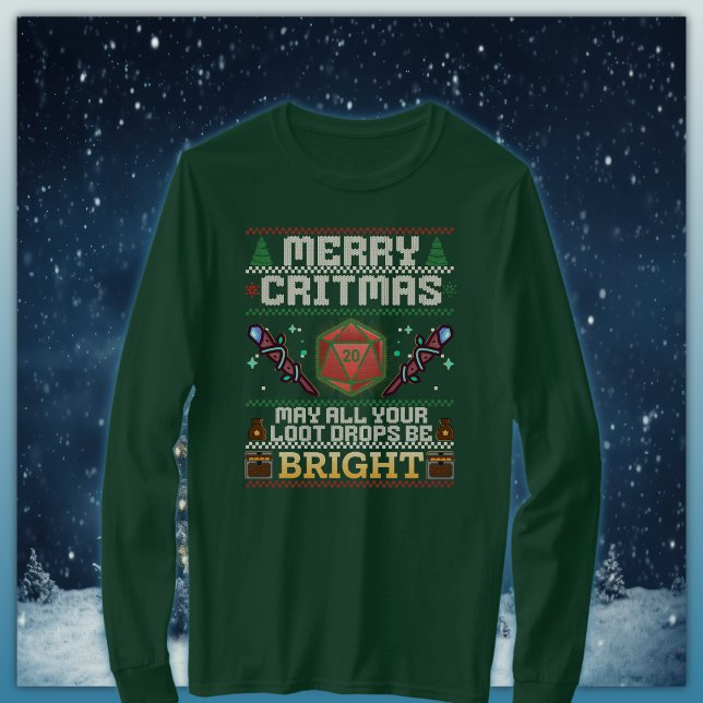 Merry Critmas Loot Drop | Mage Ugly Sweater (Creator Uploaded)