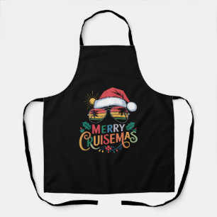 Merry Cruisemas 2024 Christmas Santa Reindeer Apron