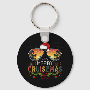 Merry Cruisemas 2024 Christmas Santa Reindeer Crui Keychain