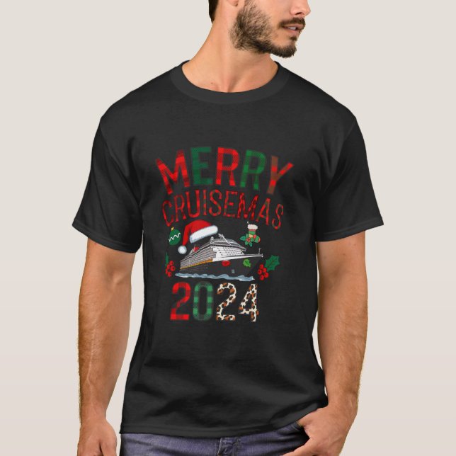 Merry Cruisemas 2024 Christmas Santa Reindeer Crui T-Shirt (Front)