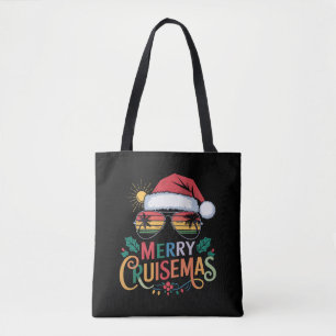Merry Cruisemas 2024 Christmas Santa Reindeer  Tote Bag