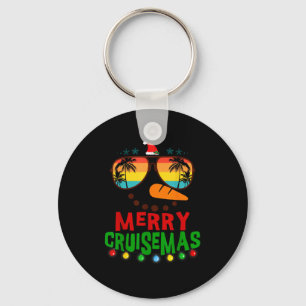 Merry Cruisemas 2025 Christmas Santa Snowman Cruis Keychain