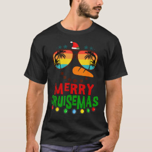 Merry Cruisemas 2025 Christmas Santa Snowman Cruis T-Shirt