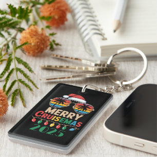 Merry Cruisemas 2025 Personalized Xmas Cruise Keychain