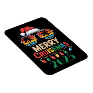 Merry Cruisemas 2025 Personalized Xmas Cruise Magnet