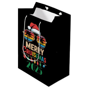 Merry Cruisemas 2025 Personalized Xmas Cruise Medium Gift Bag