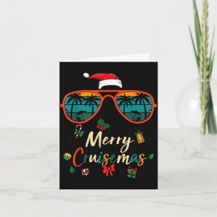 Merry Cruisemas 2025 Xmas Santa Reindeer Cruise Ma Card