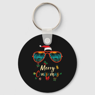 Merry Cruisemas 2025 Xmas Santa Reindeer Cruise Ma Keychain