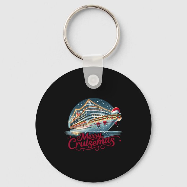 Merry Cruisemas - Cruise Mas  Keychain (Front)