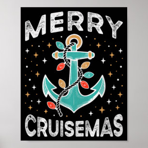 Merry Cruisemas Cruise Mas Matching Family Christm Poster