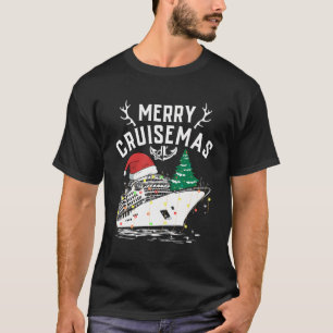 Merry Cruisemas Cruise Ship Family Christmas Santa T-Shirt