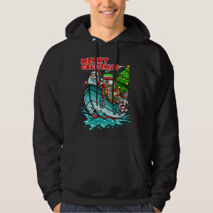 Merry Cruisemas Cruise Ship Santa Claus Christmas Hoodie