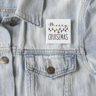 Merry Cruisemas Family Christmas Cruise Trip  2 Inch Square Button